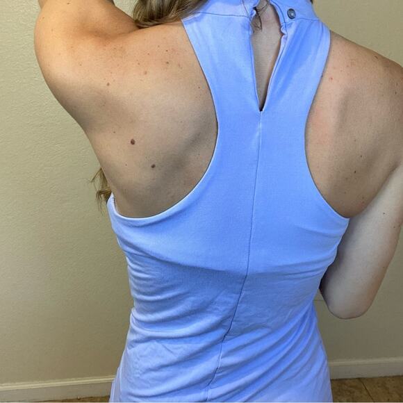 HATCH Maternity The Body High Neck Bodycon Periwinkle / Purple Dress Size XS - Picture 3 of 12